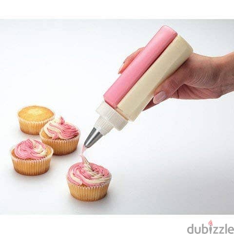 Double Decorator Stainless Steel Nozzle Pastry Cake Cookies Decorativ 2