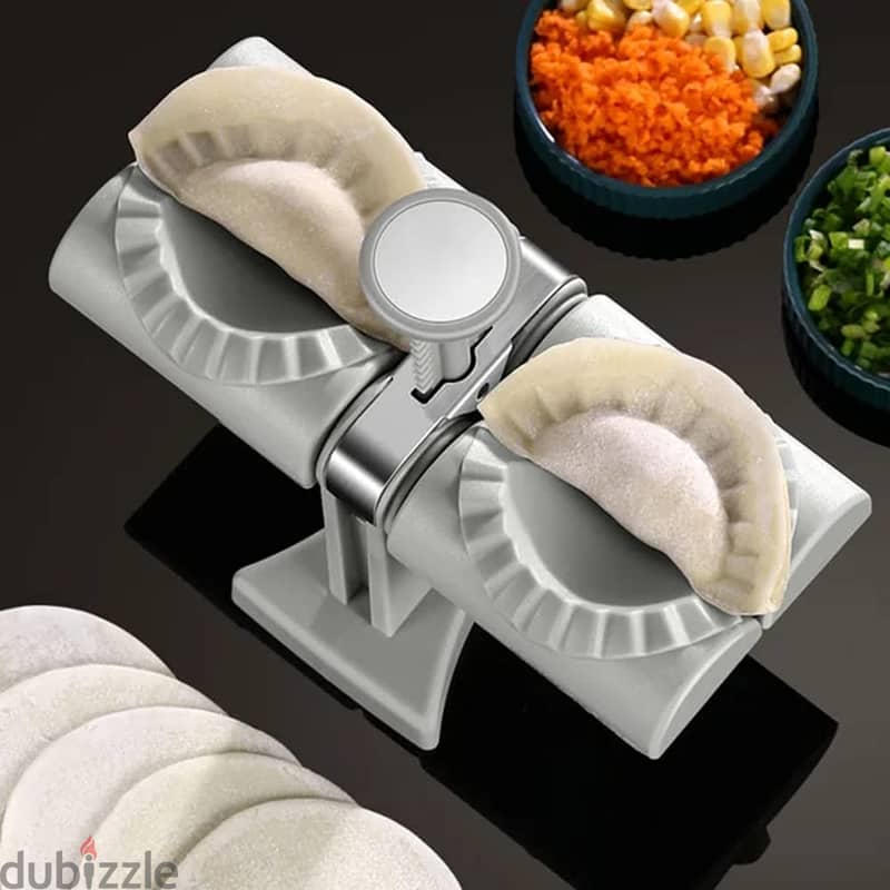 Double Head Automatic Dumpling Maker Mold – Stainless Steel Dumpling 1