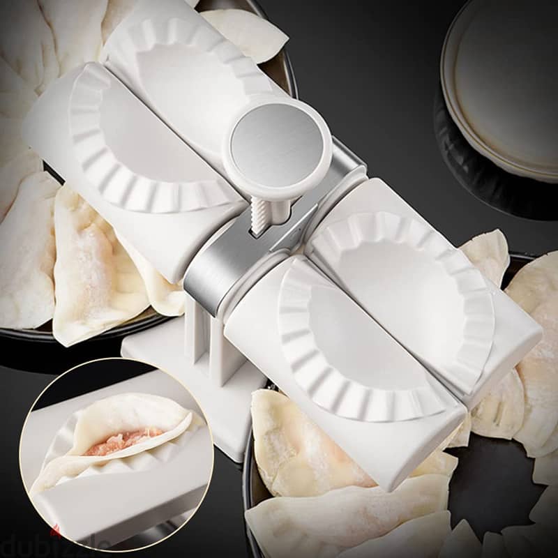 Double Head Automatic Dumpling Maker Mold – Stainless Steel Dumpling 6