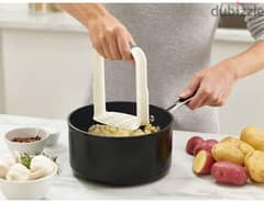 Easy-Mash Plastic Potato Masher Ergonomic with Non-Slip Grip