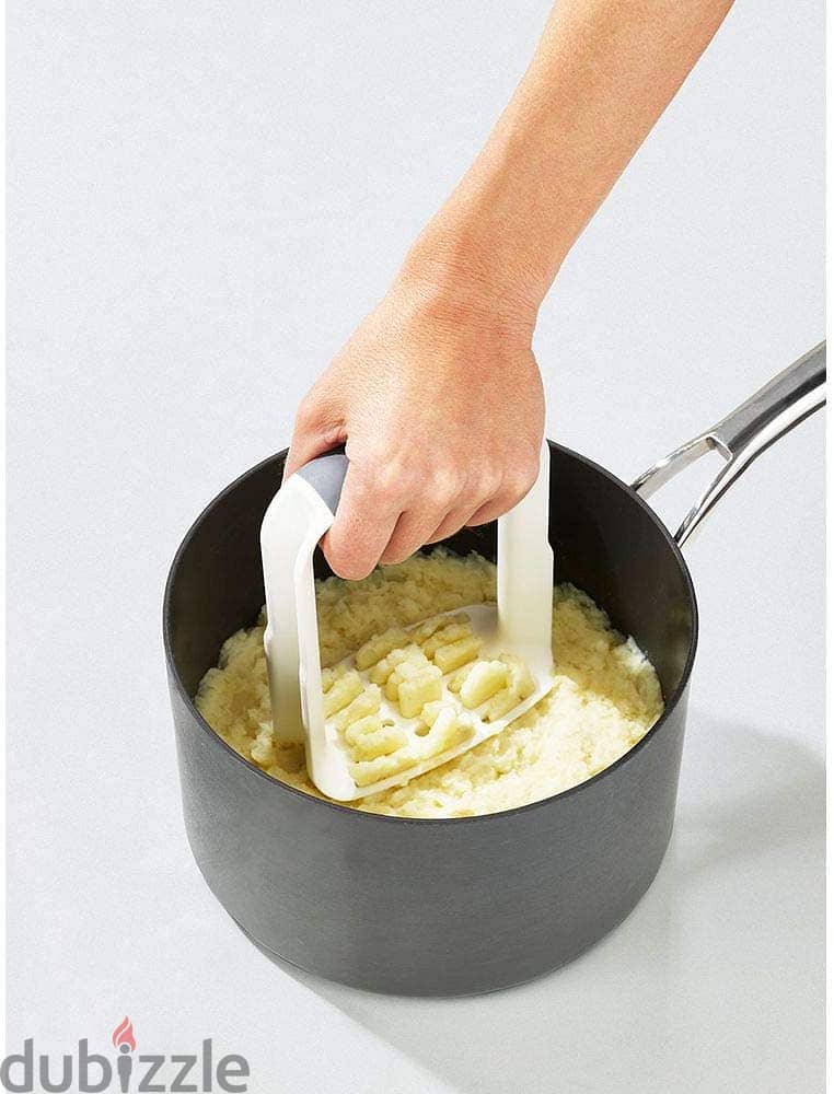 Easy-Mash Plastic Potato Masher Ergonomic with Non-Slip Grip 2