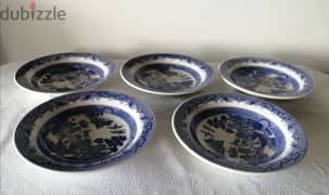 vintage Oxford plates