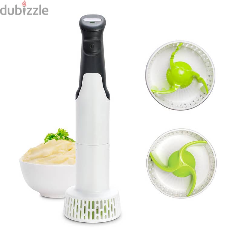 Electric Potato Masher Hand Blender 3-in-1 Multi Tool Blends Purees 4