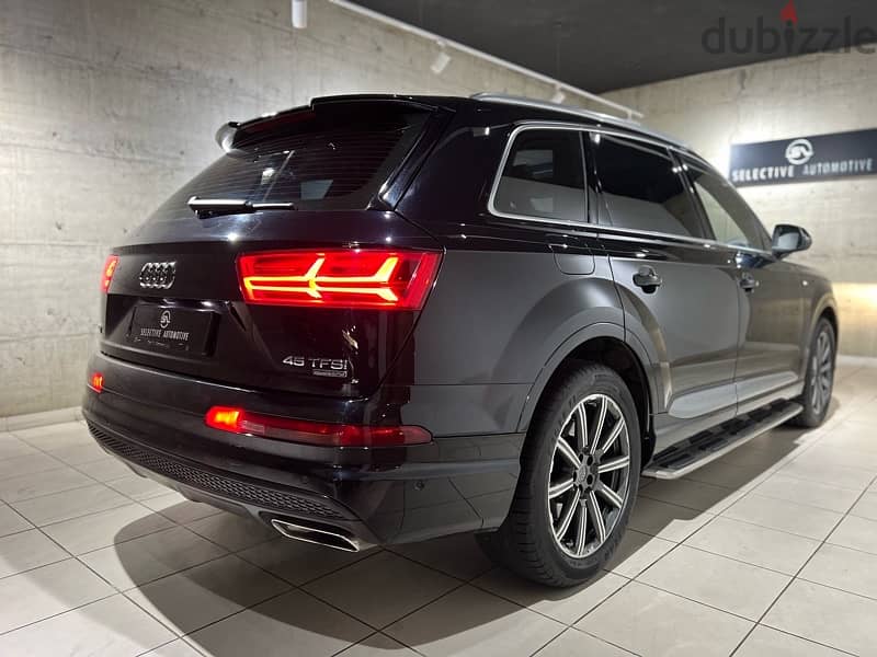 Audi Q7 45 TFSI S-Line  V6 Quattro 7 Seaters 1 Owner kettaneh 5