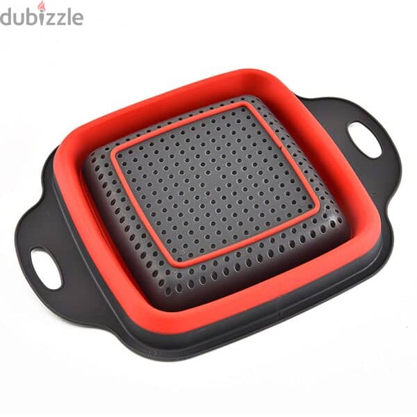 Foldable Drain Multipurpose Basket (Square) 2