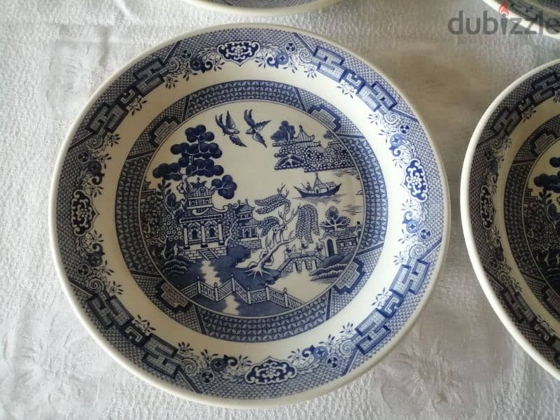 Blue Willow plates 1