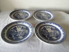 Blue Willow plates