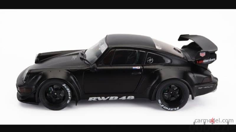 Porsche 964 RWB (Darth Vader) 2016 diecast car model 1;18. 1