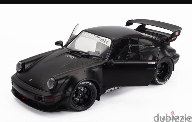 Porsche 964 RWB (Darth Vader) 2016 diecast car model 1;18. 5