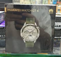 Huawei Watch GT 4 46mm Green Woven Strap original & new offer