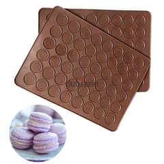 Macaron Silicone Baking Mat, Macaron Mat Almond muffin chocolate chip 0