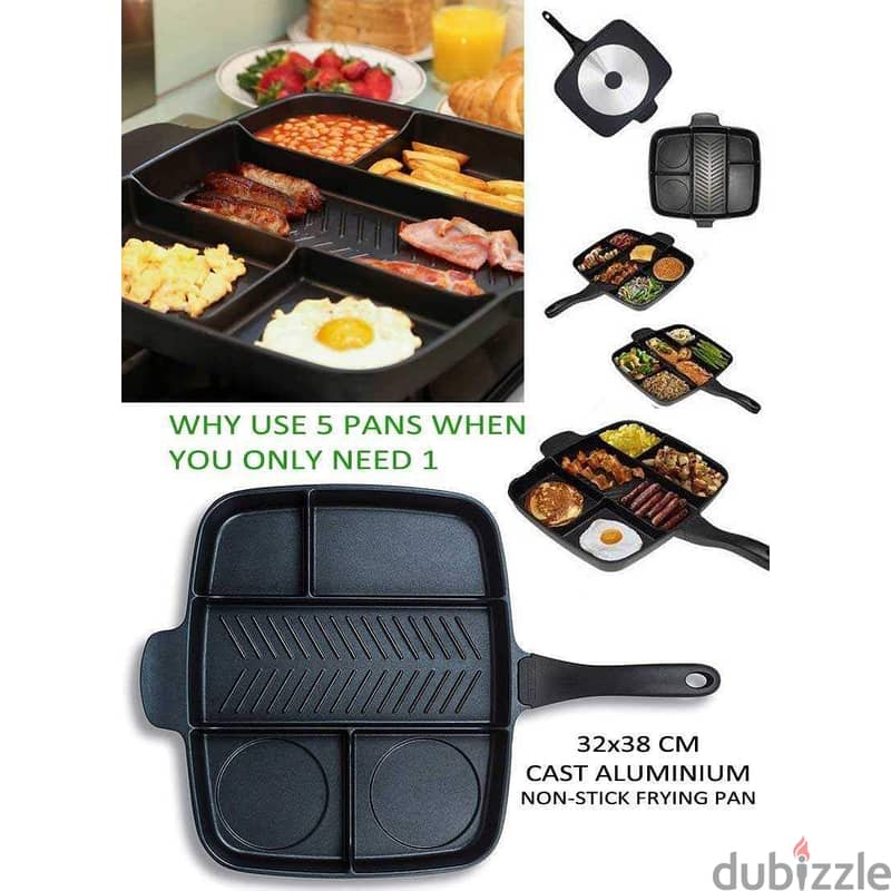 Magic Pan 5 in 1 Non-Stick Pan 32 x 38 cm 3