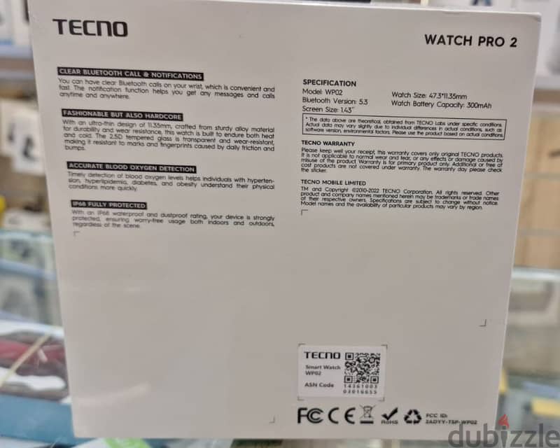 Tecno Watch pro 2 amazing & best offer 1