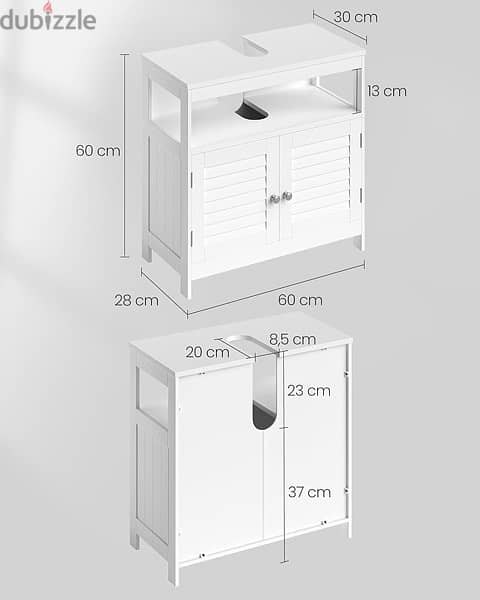 under sink white cabinet 2