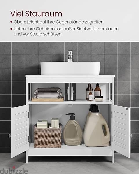 under sink white cabinet 3