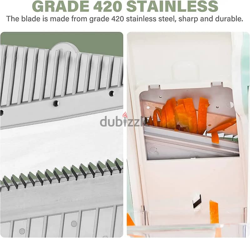 Mandoline Slicer, Julienne + Dicer for Vegetables 3