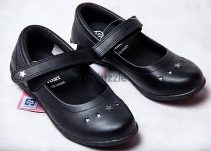 school shoes for girl; size 34, leather حذاء للاطفال