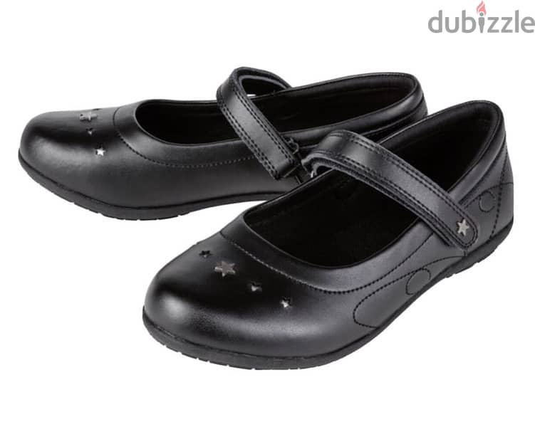 school shoes for girl; size 34, leather حذاء للاطفال 2