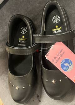 school shoes for girl; size 34, leather حذاء للاطفال 0