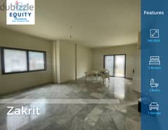 160 SQM Apartment For Rent In Zakrit شقة للايجار في زكريت #CH91246 0