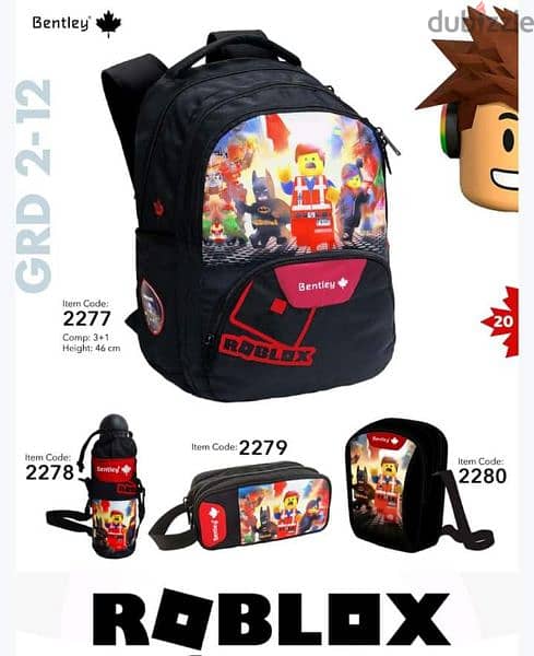 School bags for kids backpack sets 1