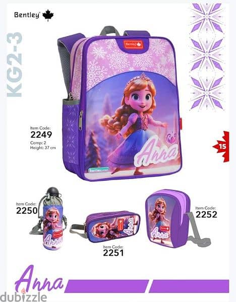 kids school backpack sets 3