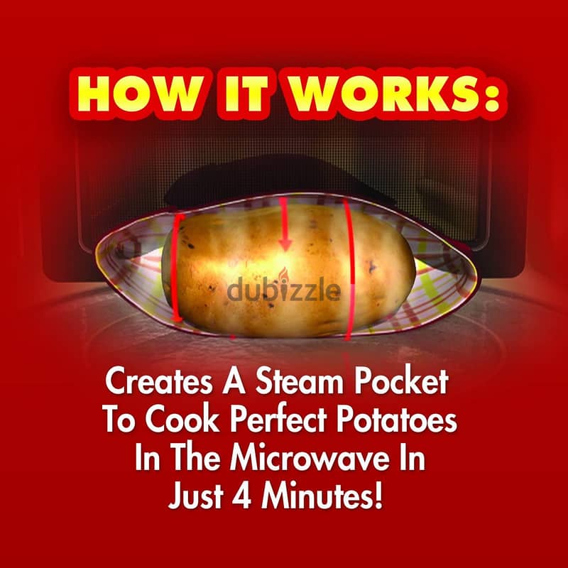 Microwave Cooker, Perfect Potatoes in Just 4 Minutes 3