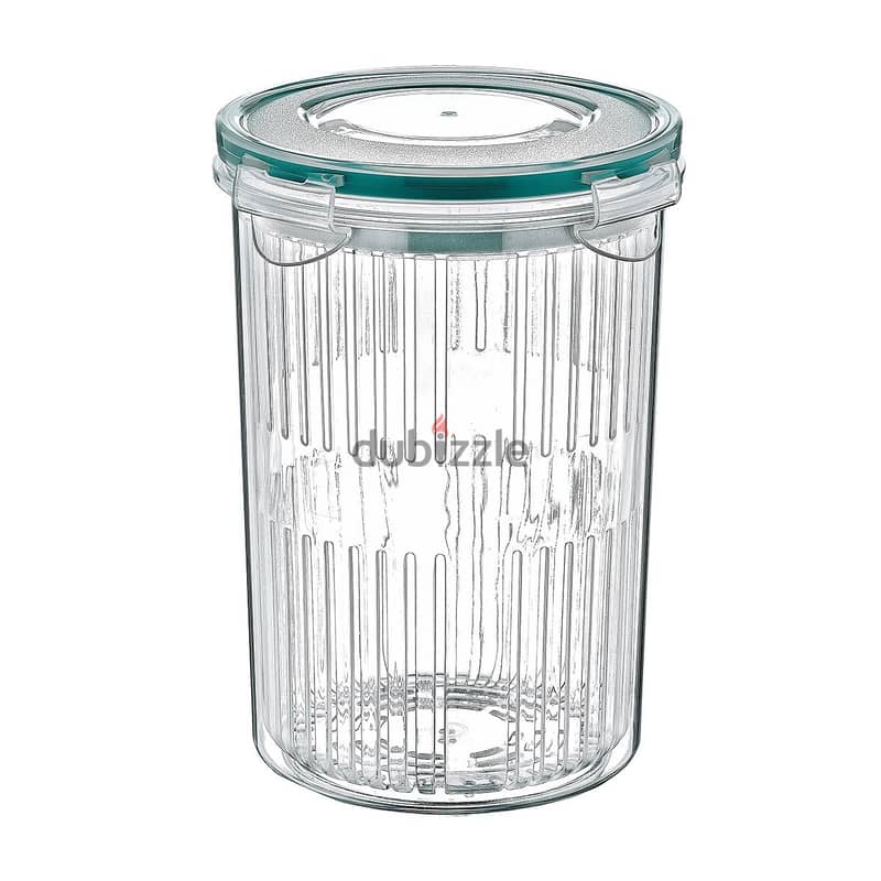 Pickle Jar with Strainer Insert, Deli Food Storage Container, Pickle 2