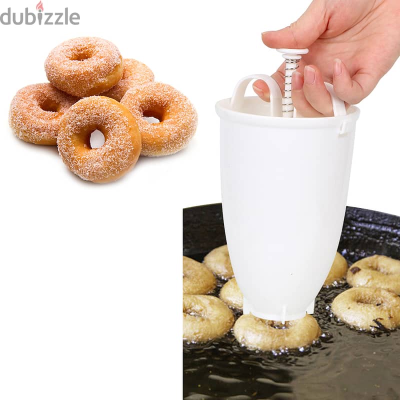 Plastic Doughnut Donut Maker Machine Mold DIY Tool Kitchen Pastry Mak 0