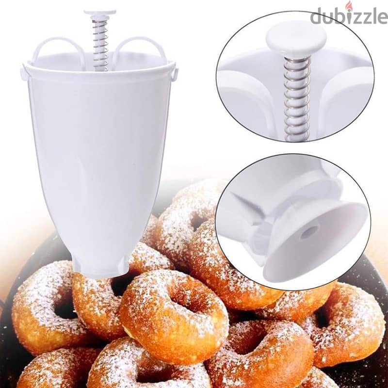 Plastic Doughnut Donut Maker Machine Mold DIY Tool Kitchen Pastry Mak 1