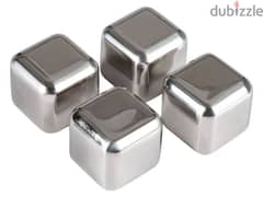 stainless steel ice cubes