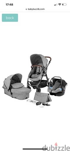 full set stroller and car seat ( blue )