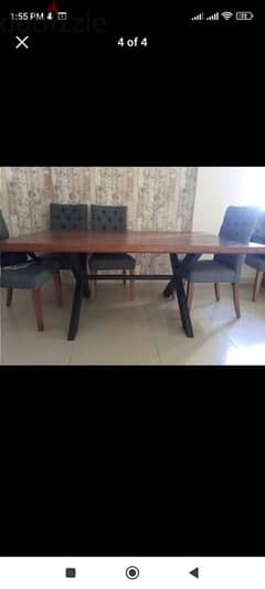 6 dining chairs and tables for sale