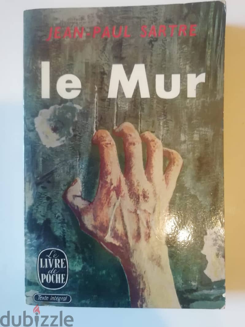 Le Mur "Jean paul Sartre" 1964 print Le livre de poche 1