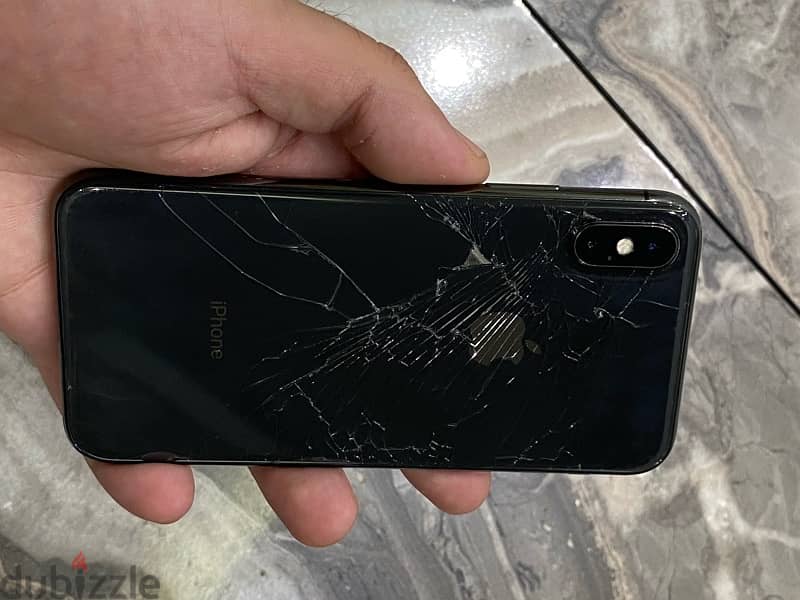 Used iPhone X 64Gb good condition broken back only 1