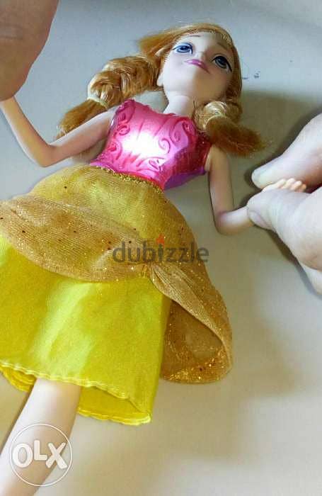 ANNA MUSICAL LIGHT MAGIC Princess as new machine dressed doll=15$ 1