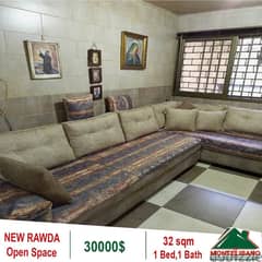 30000$!! Open Space Apartment for sale in New Rawda