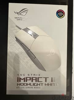 Asus Rog Strix Impact 2 White Gaming Mouse