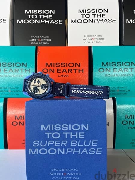 OMEGA SWATCH Mission to the Super Blue MoonPhase high quality 3