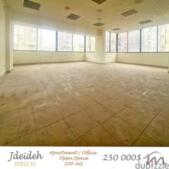 Jdaide | 200m² Open Space Office | Prime Location