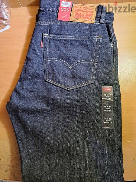 Jeans Levis 505, new, never worn, 36×32, 17$ only 5