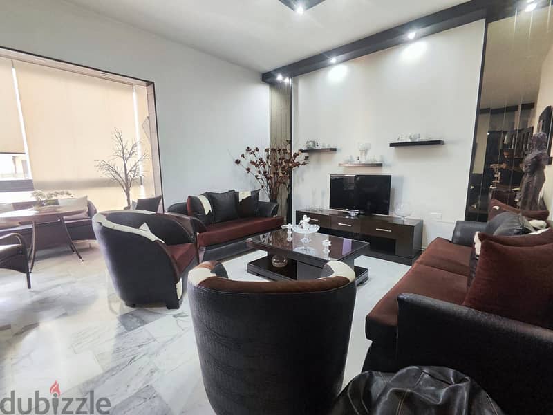 Jisr El Bacha | Decorated 2 Bedrooms Apt | Calm Area | 3 Balconies 4