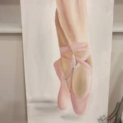 ballerina legs painting