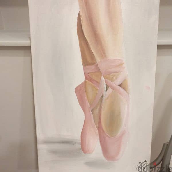 ballerina legs painting 0