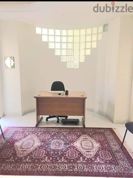 Fully Furnished office in Jdeideh.  Near the Clock Tower roundabout. 1