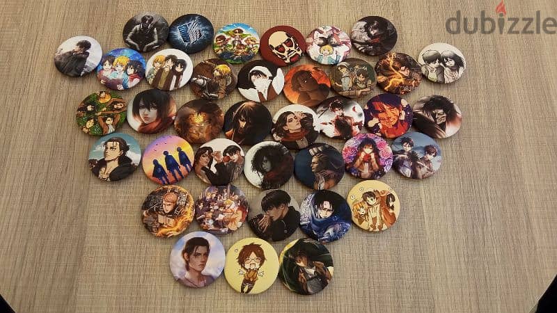 pins and keychains anime and other 1