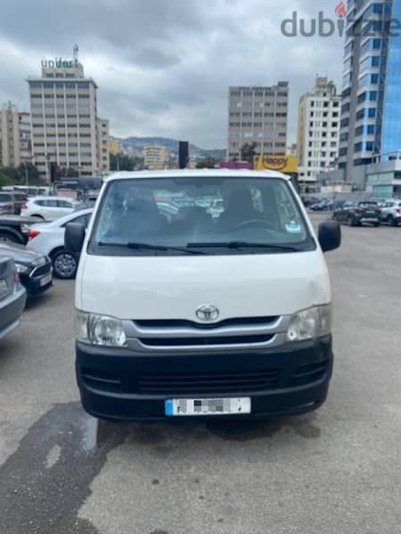 toyota hiace 2009 مصدر الشركةحالة ممتازة ١٢ راكب 1