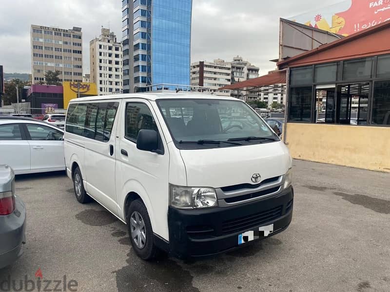 toyota hiace 2009 مصدر الشركةحالة ممتازة ١٢ راكب 4