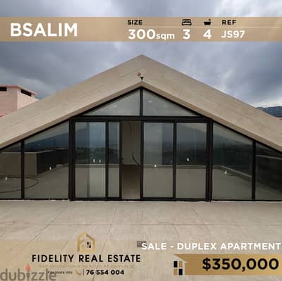 Duplex for sale in Bsalim JS97 دوبلكس  للبيع في بصاليم