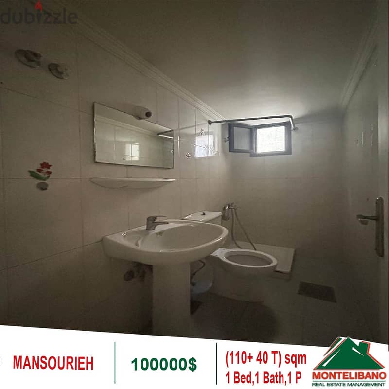 100000$!! ِApartment for sale located in Mansourieh 4